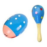 Maxbell 2x Wooden Baby Rattle Toys Musical Development Toy for Newborn Party Holiday