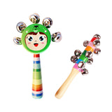 Maxbell 2x Wooden Baby Rattle Toys Musical Development Toy for Newborn Party Holiday