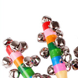 Maxbell 2x Wooden Baby Rattle Toys Musical Development Toy for Newborn Party Holiday