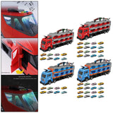 Maxbell Big Transporter Truck Toy Set Folding Storage Transporter Toy for Boys Girls