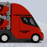 Maxbell Big Transporter Truck Toy Set Folding Storage Transporter Toy for Boys Girls