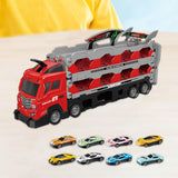 Maxbell Big Transporter Truck Toy Set Folding Storage Transporter Toy for Boys Girls