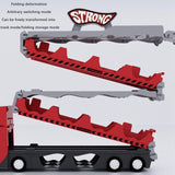 Maxbell Big Transporter Truck Toy Set Folding Storage Transporter Toy for Boys Girls