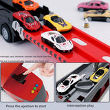 Maxbell Big Transporter Truck Toy Set Folding Storage Transporter Toy for Boys Girls