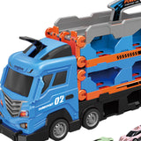 Maxbell Big Transporter Truck Toy Set Folding Storage Transporter Toy for Boys Girls