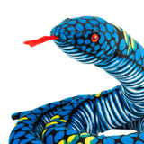 Maxbell Snake Plush Toy Soft Snake Stuffed Animal for Girlfriend Birthday Boys Girls Blue