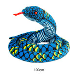 Maxbell Snake Plush Toy Soft Snake Stuffed Animal for Girlfriend Birthday Boys Girls Blue