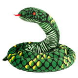 Maxbell Snake Plush Toy Soft Snake Stuffed Animal for Girlfriend Birthday Boys Girls Green
