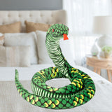 Maxbell Snake Plush Toy Soft Snake Stuffed Animal for Girlfriend Birthday Boys Girls Green