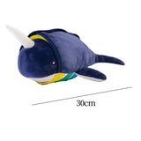 Maxbell Narwhal Plush Toy Fine Motor Skills Narwhal Stuffed for Adults Kids Children