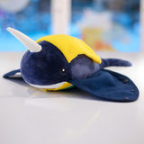 Maxbell Narwhal Plush Toy Fine Motor Skills Narwhal Stuffed for Adults Kids Children