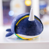 Maxbell Narwhal Plush Toy Fine Motor Skills Narwhal Stuffed for Adults Kids Children