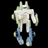 Maxbell Transforming Toys DIY Wood Crafts Assembly Toy for Preschool Travel