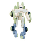 Maxbell Transforming Toys DIY Wood Crafts Assembly Toy for Preschool Travel