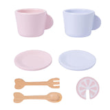 Maxbell Toddlers Tea Set Teapot Cups Dishes Afternoon Tea Playset for Children Girls