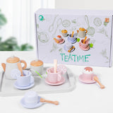 Maxbell Toddlers Tea Set Teapot Cups Dishes Afternoon Tea Playset for Children Girls