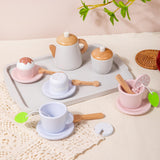 Maxbell Toddlers Tea Set Teapot Cups Dishes Afternoon Tea Playset for Children Girls