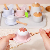 Maxbell Toddlers Tea Set Teapot Cups Dishes Afternoon Tea Playset for Children Girls