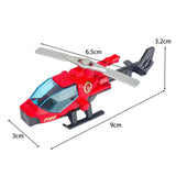 Maxbell Diecast Alloy Helicopter for Boy and Girl Cake Decoration Ornament Plane Toy red