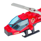 Maxbell Diecast Alloy Helicopter for Boy and Girl Cake Decoration Ornament Plane Toy red