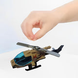 Maxbell Diecast Alloy Helicopter for Boy and Girl Cake Decoration Ornament Plane Toy camel