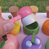 Maxbell Wooden Ice Cream Cart for Kids Pretend Food Toys for Children Preschool Boys