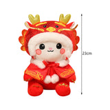 Maxbell Chinese New Year Dragon Plush Doll Home Decorative Ornament Soft Stuffed Toy 23cm