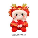 Maxbell Chinese New Year Dragon Plush Doll Home Decorative Ornament Soft Stuffed Toy 23cm