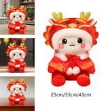 Maxbell Chinese New Year Dragon Plush Doll Home Decorative Ornament Soft Stuffed Toy 23cm