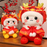 Maxbell Chinese New Year Dragon Plush Doll Home Decorative Ornament Soft Stuffed Toy 23cm
