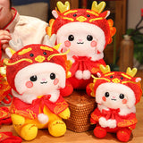 Maxbell Chinese New Year Dragon Plush Doll Home Decorative Ornament Soft Stuffed Toy 23cm