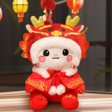 Maxbell Chinese New Year Dragon Plush Doll Home Decorative Ornament Soft Stuffed Toy 33cm