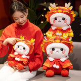 Maxbell Chinese New Year Dragon Plush Doll Home Decorative Ornament Soft Stuffed Toy 45cm