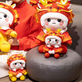 Maxbell Chinese New Year Dragon Plush Doll Home Decorative Ornament Soft Stuffed Toy 45cm
