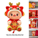 Maxbell Year of Dragons Plush Toy Cartoon Cuddly Lovely Plush Pillow for Children