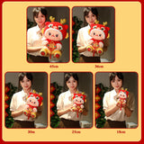 Maxbell Year of Dragons Plush Toy Cartoon Cuddly Lovely Plush Pillow for Children