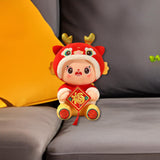 Maxbell Year of Dragons Plush Toy Cartoon Cuddly Lovely Plush Pillow for Children