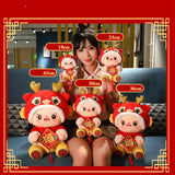 Maxbell Year of Dragons Plush Toy Cartoon Cuddly Lovely Plush Pillow for Children