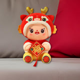 Maxbell Year of Dragons Plush Toy Cartoon Cuddly Lovely Plush Pillow for Children