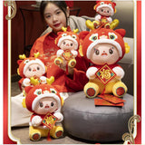 Maxbell Year of Dragons Plush Toy Cartoon Cuddly Lovely Plush Pillow for Children