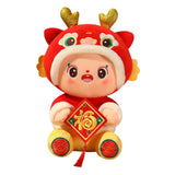 Maxbell Year of Dragons Plush Toy Cartoon Cuddly Lovely Plush Pillow for Children