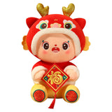 Maxbell Year of Dragons Plush Toy Cartoon Cuddly Lovely Plush Pillow for Children