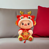 Maxbell Year of Dragons Plush Toy Cartoon Cuddly Lovely Plush Pillow for Children