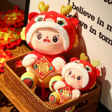 Maxbell Year of Dragons Plush Toy Cartoon Cuddly Lovely Plush Pillow for Children