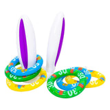 Maxbell Easter Inflatable Bunny Ears Toss Game for Lawn Activities Family Party