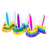 Maxbell Easter Inflatable Bunny Ears Toss Game for Lawn Activities Family Party