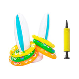 Maxbell Easter Inflatable Bunny Ears Toss Game for Lawn Activities Family Party