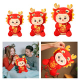 Maxbell Dragon Doll Decorative Dragon Stuffed Animal for Bedroom Bed Restaurant