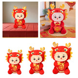 Maxbell Dragon Doll Decorative Dragon Stuffed Animal for Bedroom Bed Restaurant