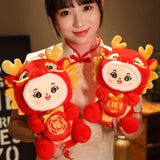 Maxbell Dragon Doll Decorative Dragon Stuffed Animal for Bedroom Bed Restaurant